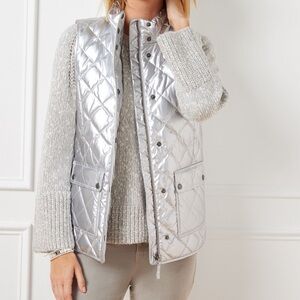 Talbots Quilted Down Puffer Vest